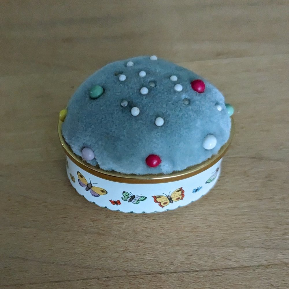 Halcyon Days Oval Pin Cushion
